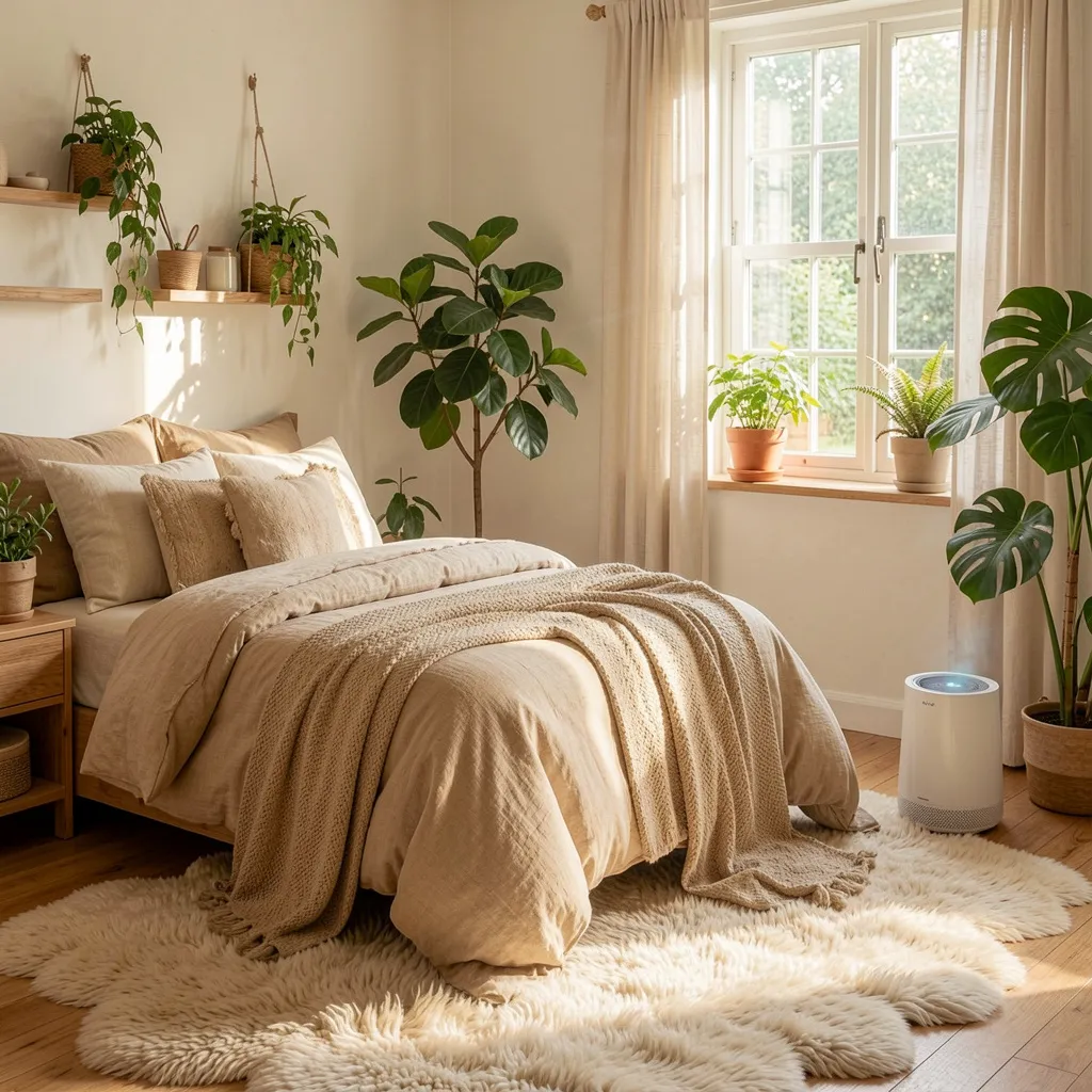 Product selection table with natural textures