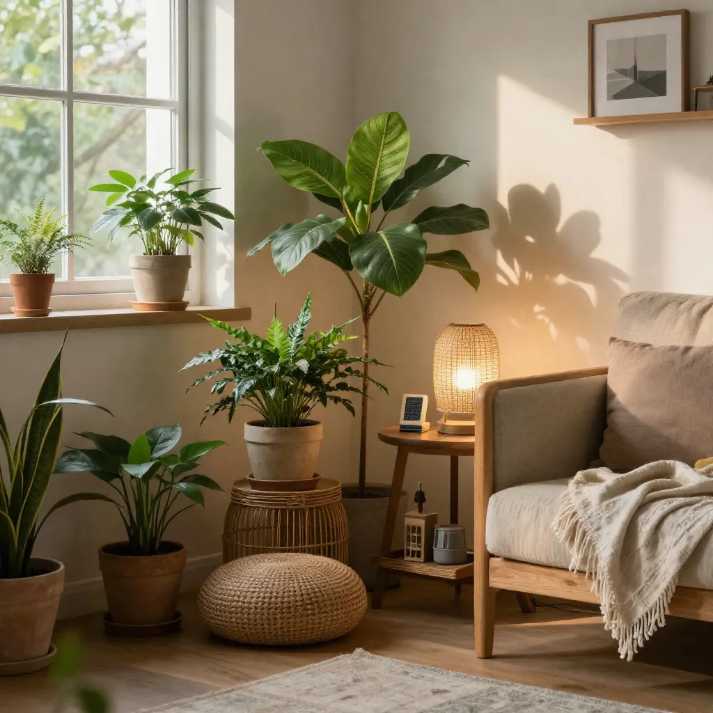 Product banner with warm shelf styling